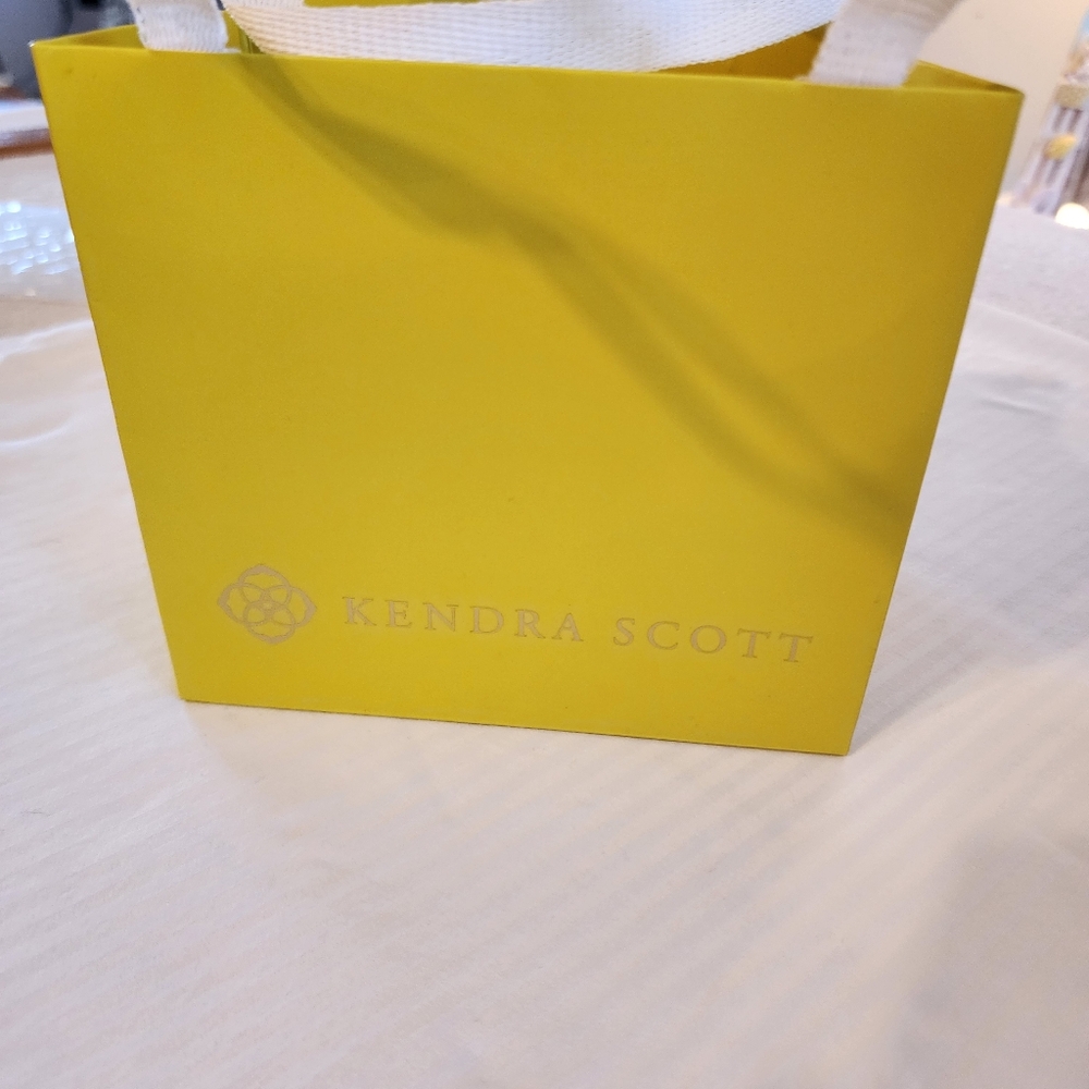 Kendra Scott Silver Celestial Charm Necklace. 19.5 Inches Long - Picture 6 of 7